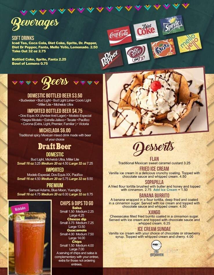 La Potosina - Adamsville, TN menu_pic
