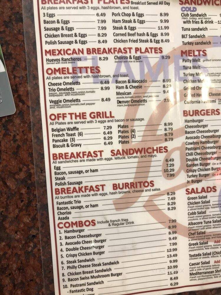 Fantastic Cafe - Cerritos, CA menu_pic