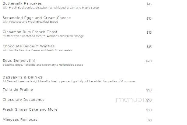 St Orres Restaurant - Gualala, CA menu_pic