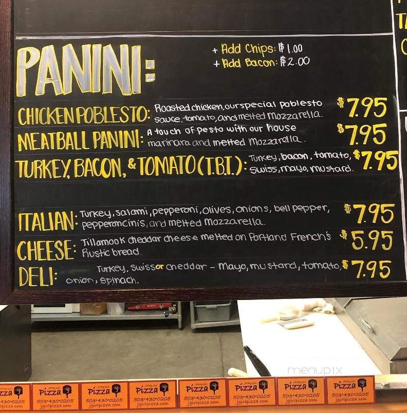 Jersey Girl Pizza - Hillsboro, OR menu_pic