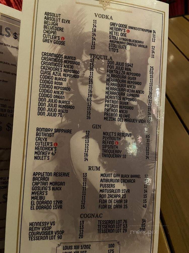 The Red Piano - Santa Barbara, CA menu_pic
