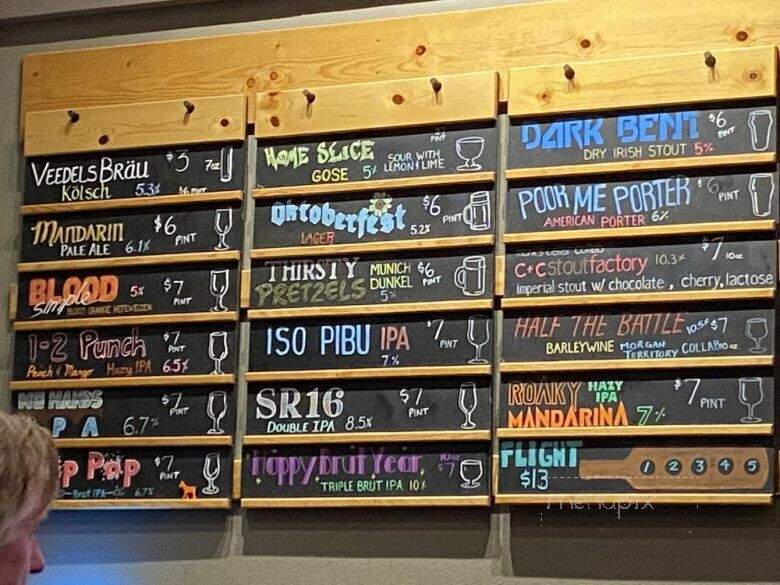 Crooked Lane Brewing - Auburn, CA menu_pic