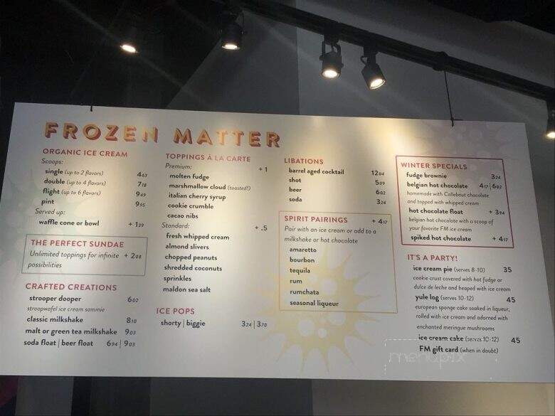 Frozen Matter - Denver, CO