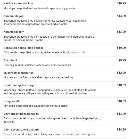 Godavari - Malvern, PA menu_pic