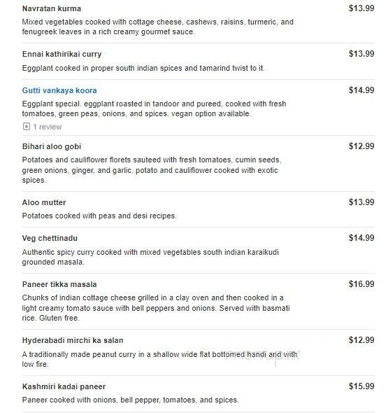 Godavari - Malvern, PA menu_pic