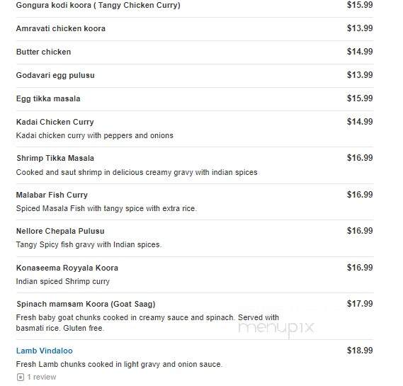 Godavari - Malvern, PA menu_pic