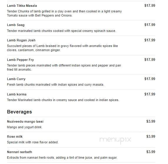 Godavari - Malvern, PA menu_pic