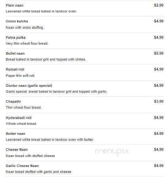 Godavari - Malvern, PA menu_pic