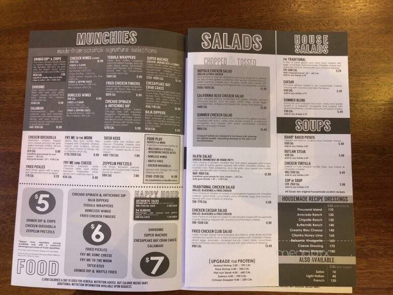 54th Street Restaurant and Drafthouse - McKinney, TX menu_pic