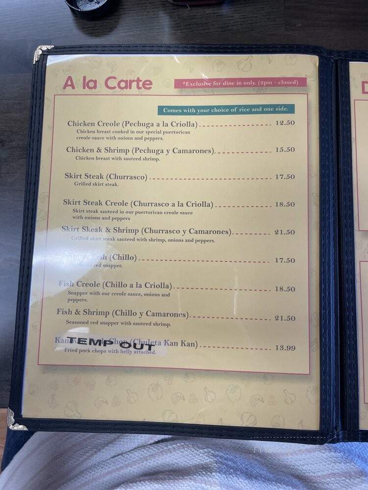 El Encanto - Selinsgrove, PA menu_pic