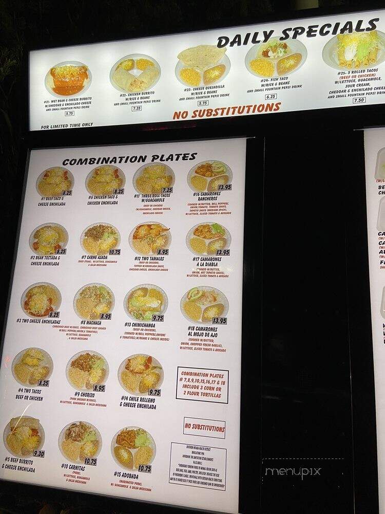 Roberto's Taco Shop - Carson City, NV menu_pic