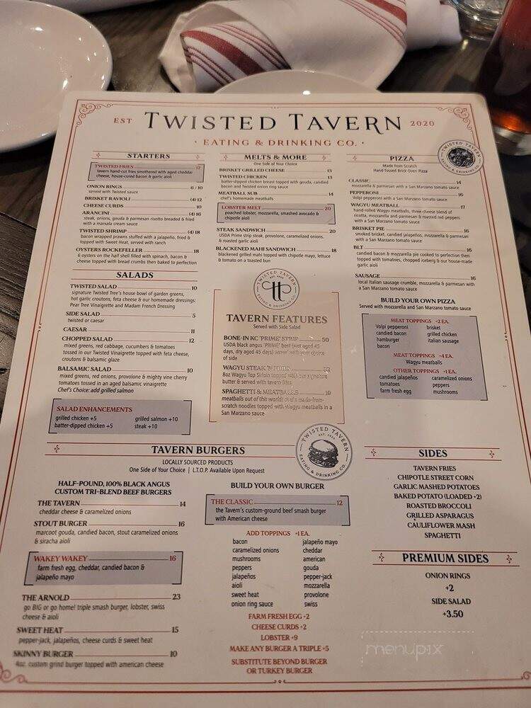 Twisted Tavern - Arnold, MO menu_pic