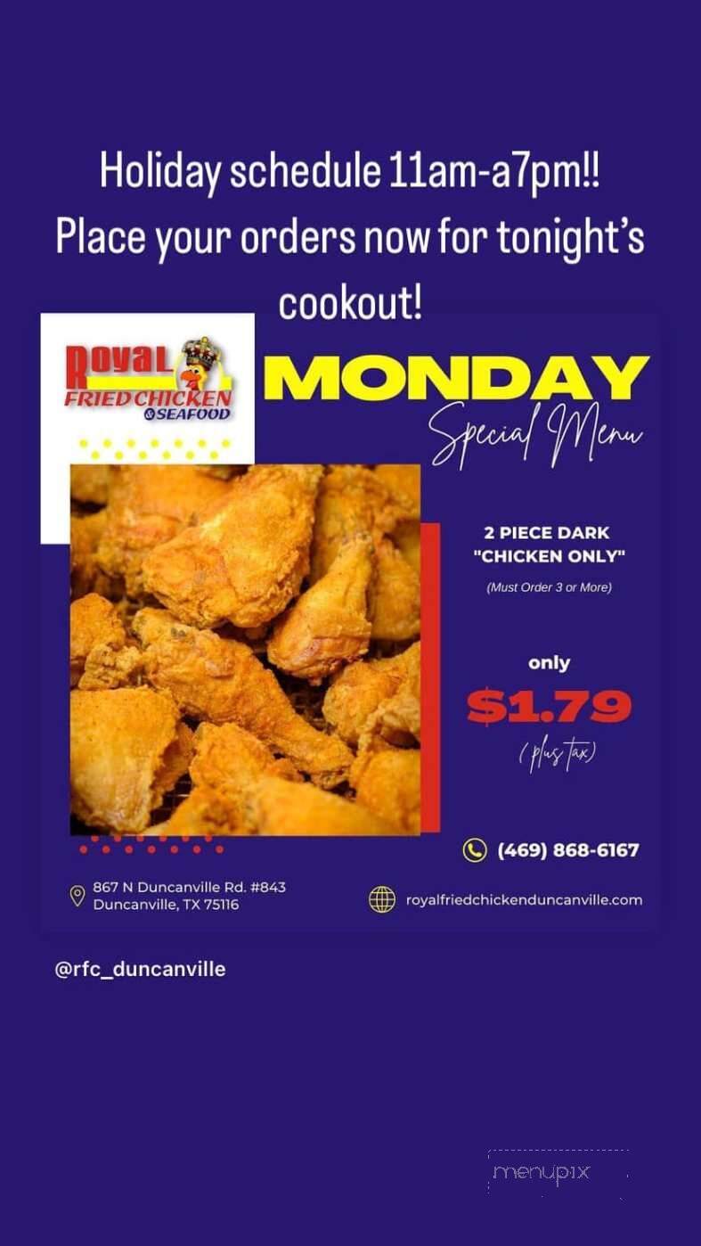 Royal Fried Chicken - Duncanville, TX