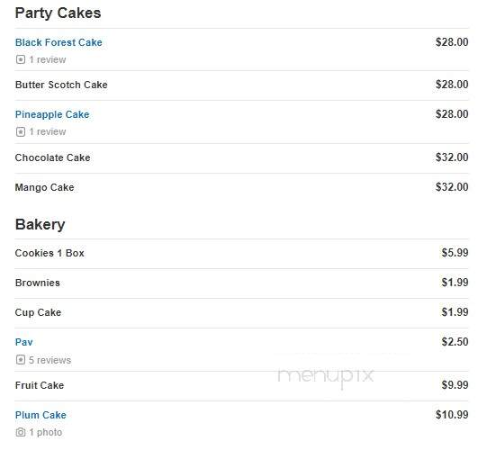 Cake Walk - Plainsboro, NJ menu_pic