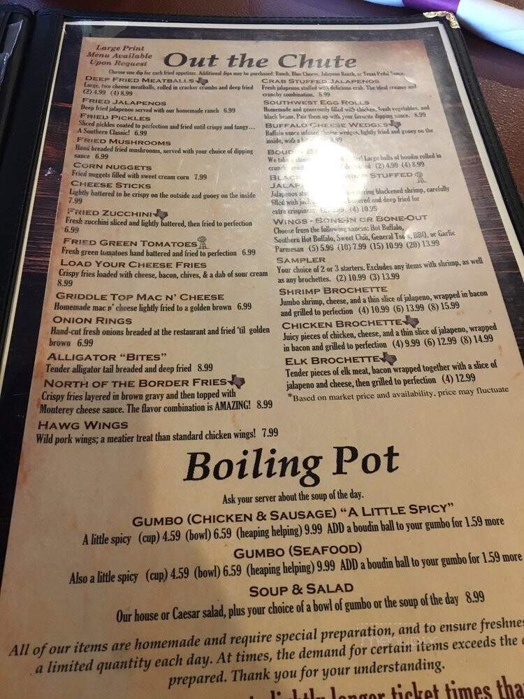 Southern Komfort Kitchen - La Porte, TX menu_pic