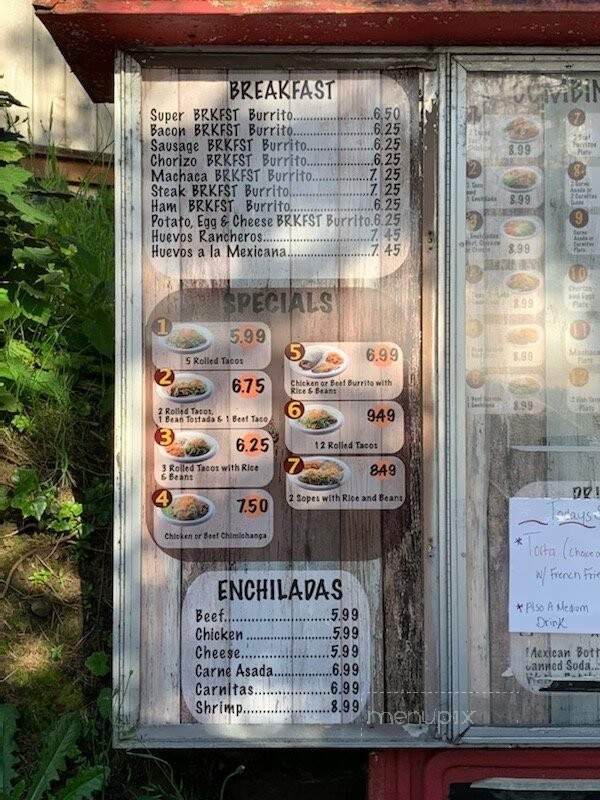 Super Oscar's Mexican Food - Lincoln City, OR menu_pic