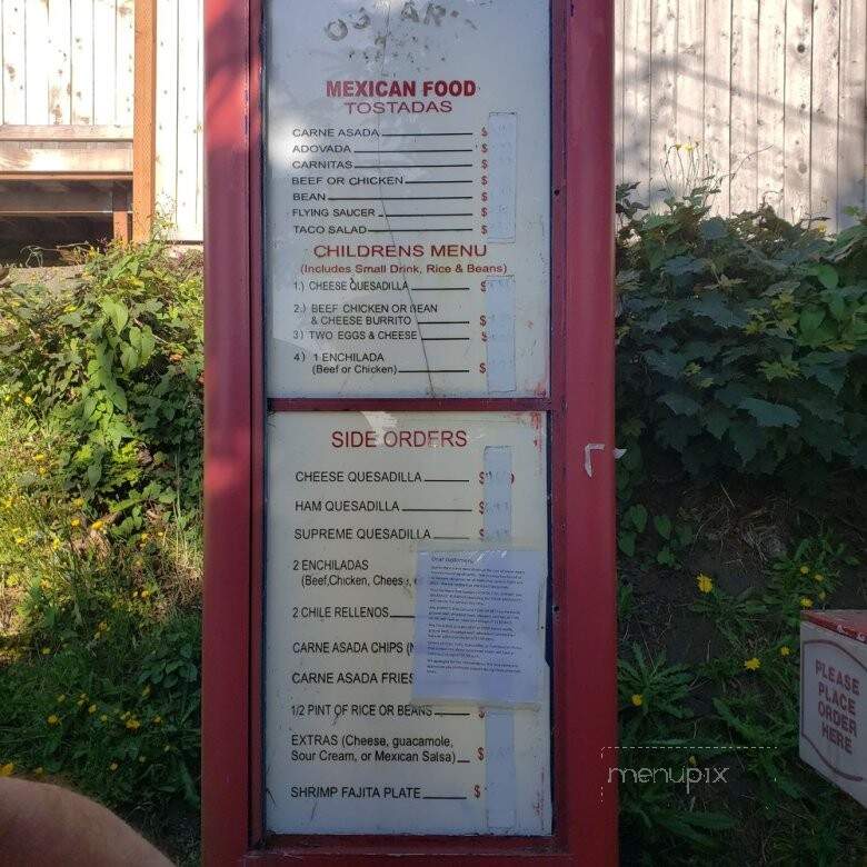 Super Oscar's Mexican Food - Lincoln City, OR menu_pic