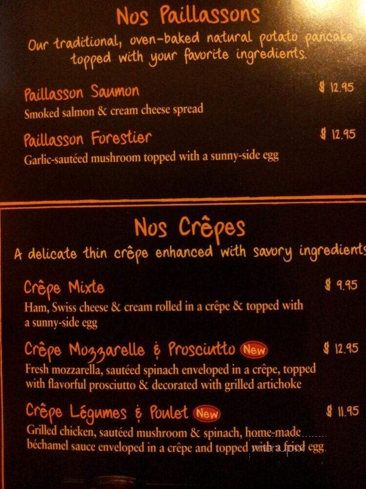 Paul Tysons Galleria - McLean, VA menu_pic