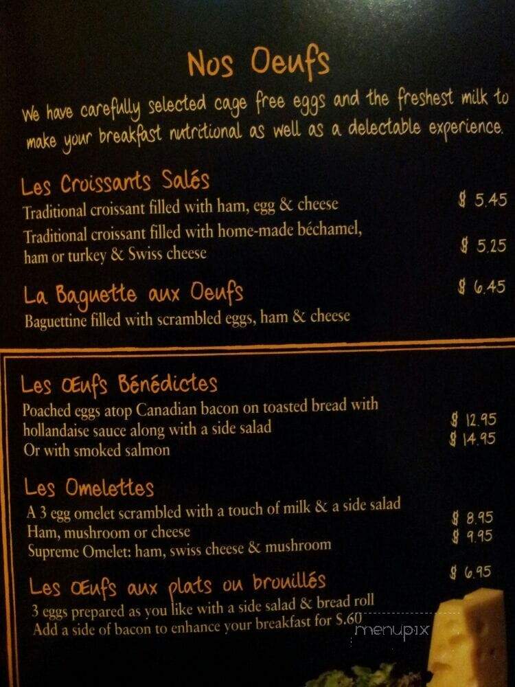 Paul Tysons Galleria - McLean, VA menu_pic