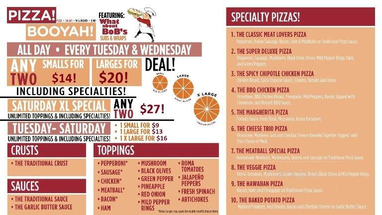 Pizza Booyah - Willoughby, OH menu_pic