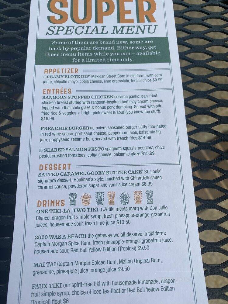 Houlihan's - Parsippany-Troy Hills, NJ menu_pic