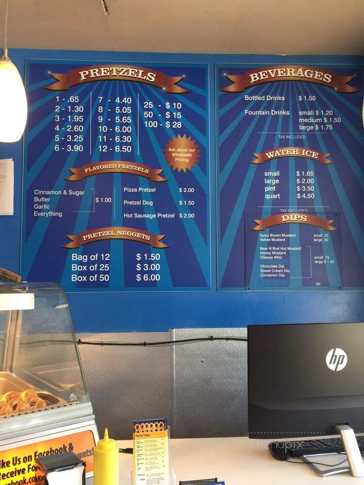 Bernie's Pretzel Bakery - Aldan, PA menu_pic