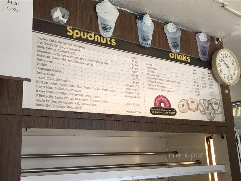 Spudnuts Donuts - Sacramento, CA menu_pic