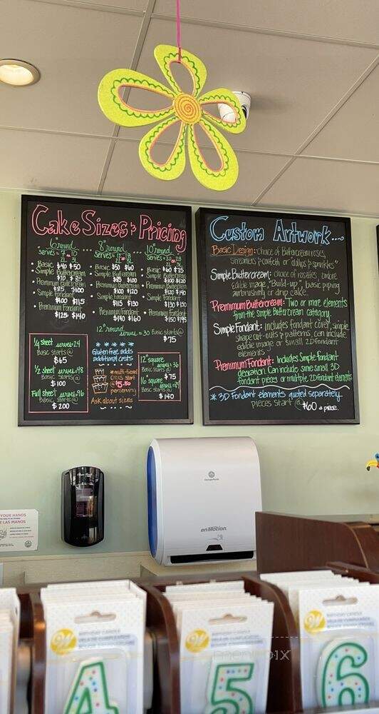 Flour Power Party Cakes - El Cajon, CA menu_pic