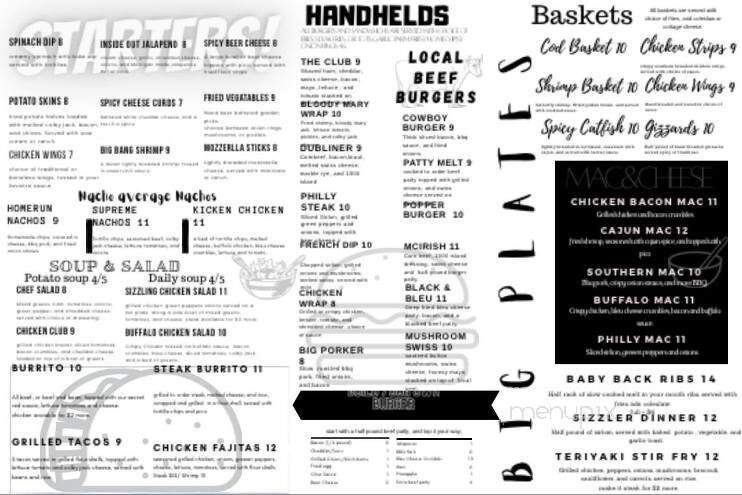 McDuff's - Wayland, MI menu_pic