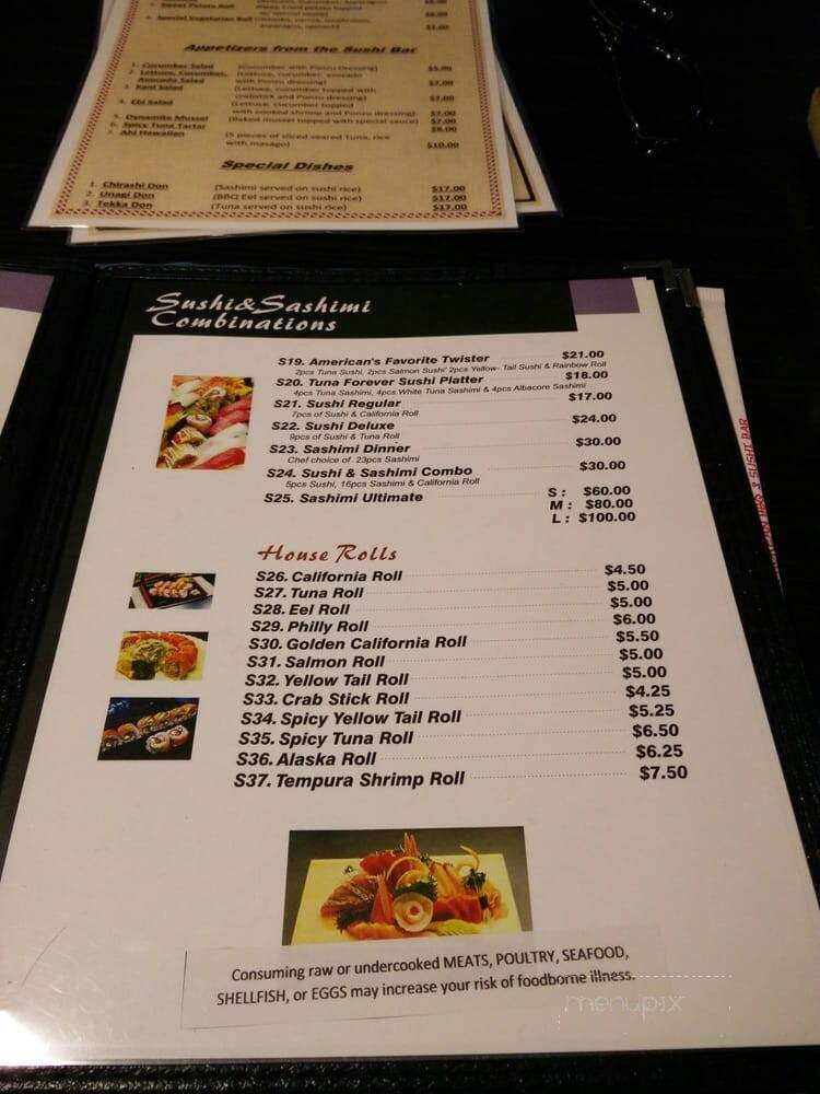 Yukon Korean Barbecue & Sushi Bar - Dover, DE menu_pic