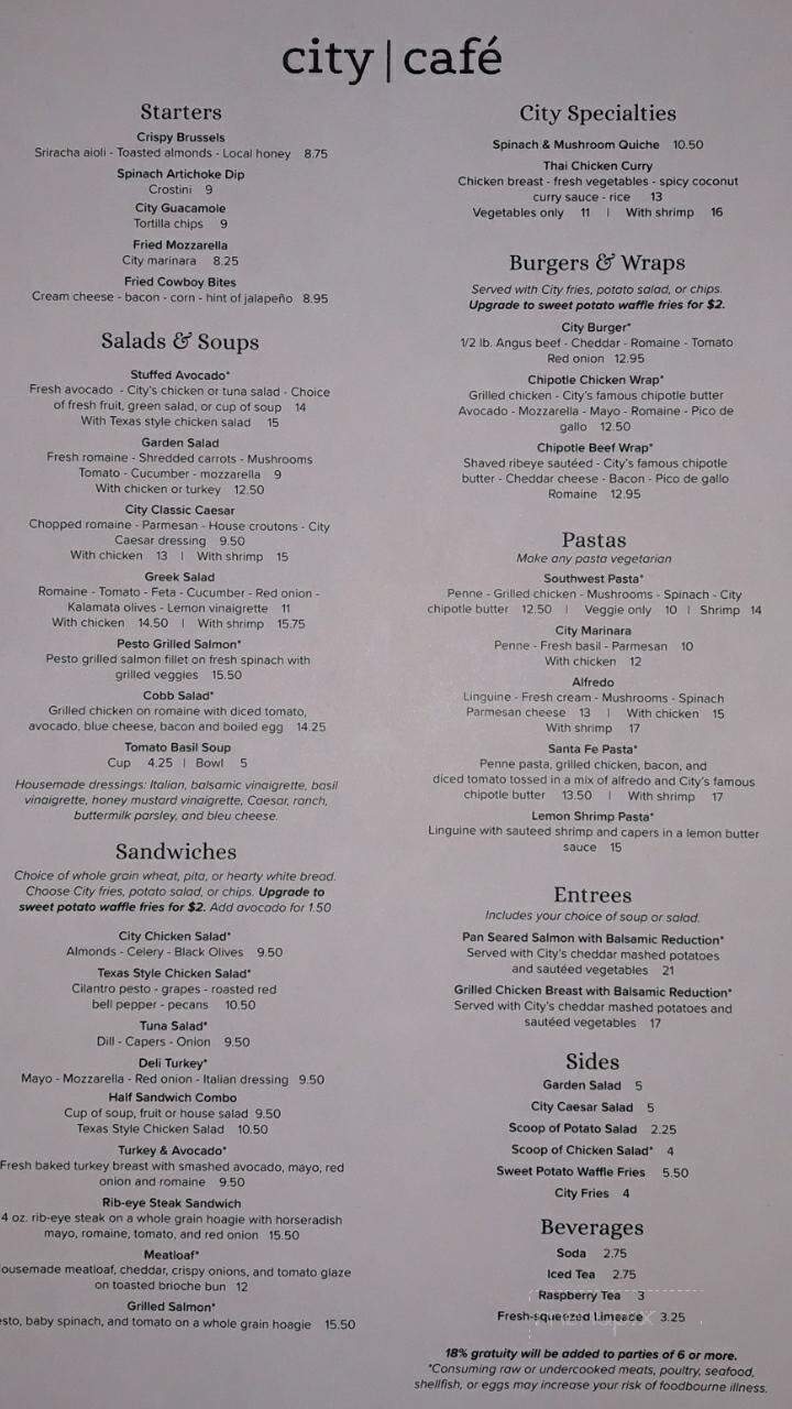 City Cafe & Catering - McAllen, TX menu_pic