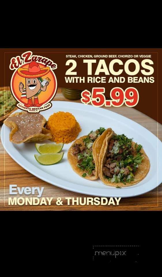 Mi Familia Restaurant - Peoria, IL menu_pic