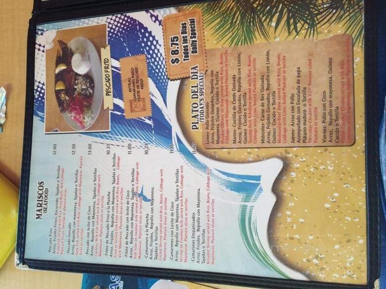 Mi Bella Honduras Restaurant - Houston, TX menu_pic