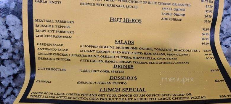 Bizzarro Pizza Suntree - Melbourne, FL menu_pic