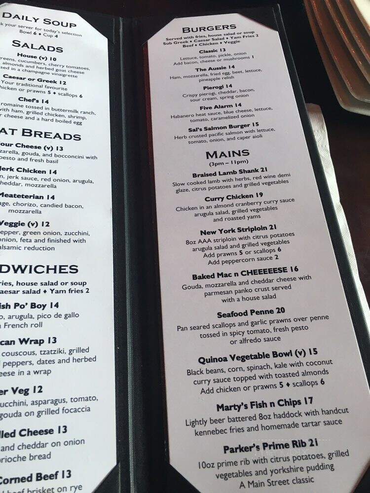Chaise Lounge - Vancouver, BC menu_pic