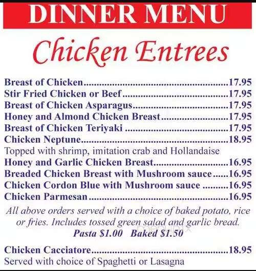 Ocean Park Pizza & Steakhouse - Aldergrove, BC menu_pic