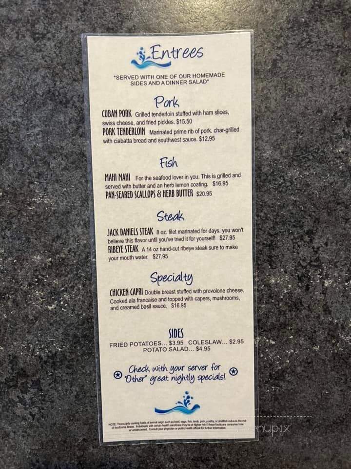 Other Place - Clear Lake, IA menu_pic