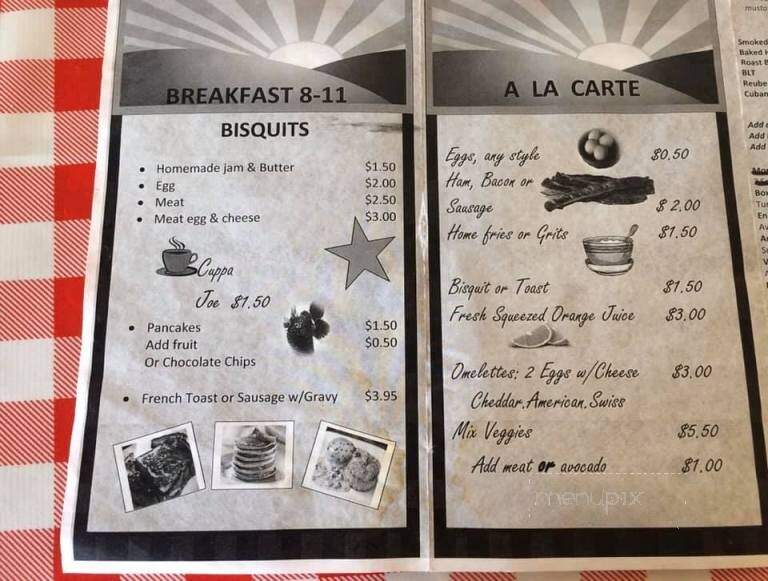 Caboose - Rutledge, GA menu_pic