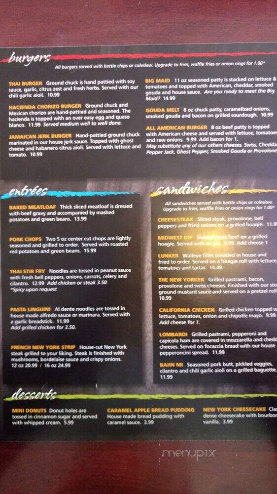 Mermaid An American Grille - Mounds View, MN menu_pic