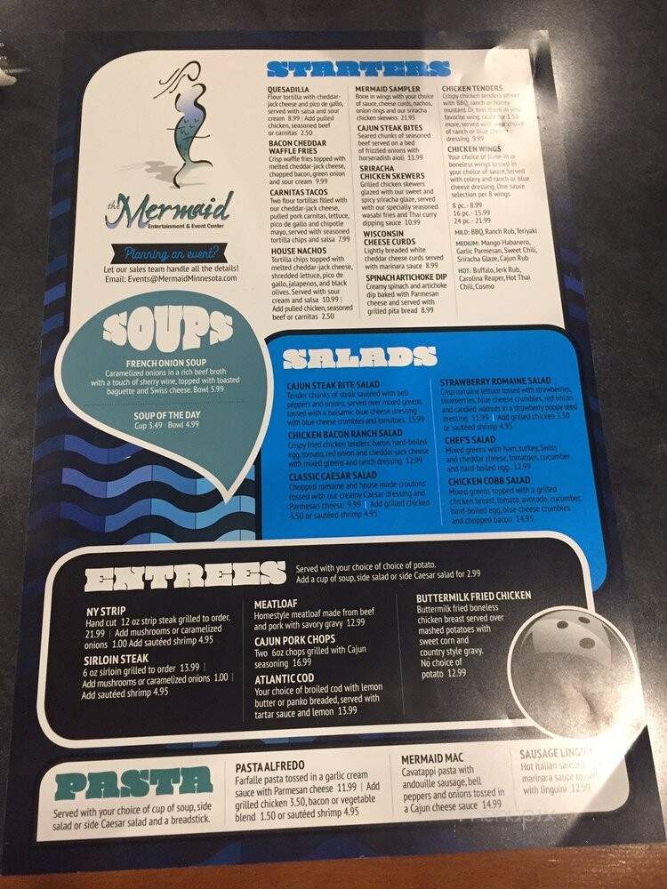 Mermaid An American Grille - Mounds View, MN menu_pic