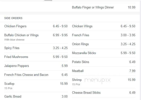 Milford House Of Pizza - Milford, NH menu_pic