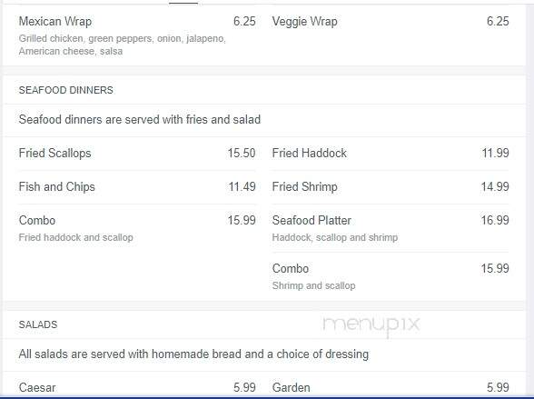 Milford House Of Pizza - Milford, NH menu_pic