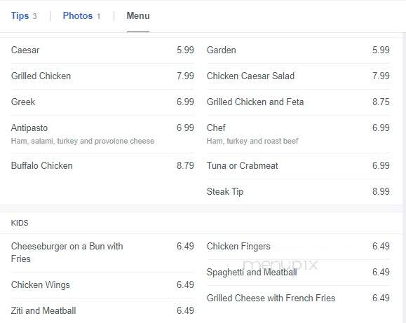 Milford House Of Pizza - Milford, NH menu_pic