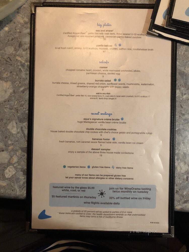 Aqua Restaurant - Beaufort, NC