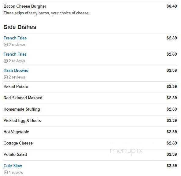 Colonial Grille - Irwin, PA menu_pic
