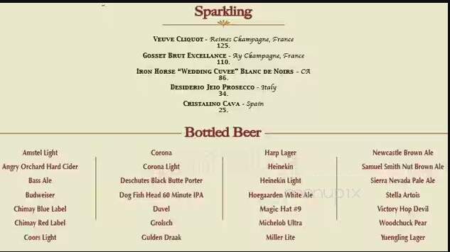 Marshalton Inn - West Chester, PA menu_pic