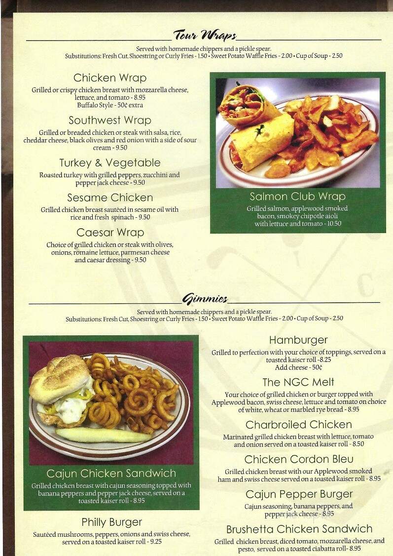 Norvelt Golf Course Bar-Grill - Mount Pleasant, PA menu_pic