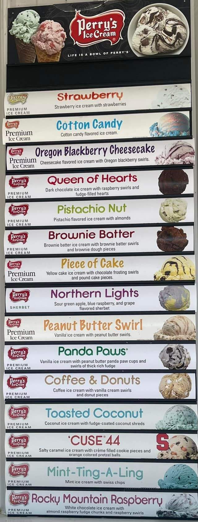 Quinn Aubrey's Creams & Dreams - Duke Center, PA menu_pic
