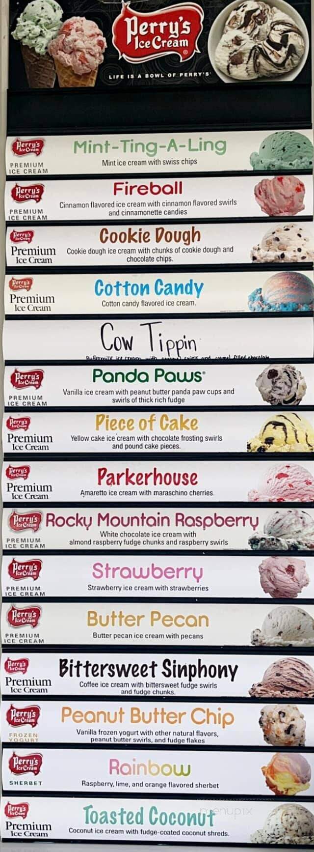 Quinn Aubrey's Creams & Dreams - Duke Center, PA menu_pic
