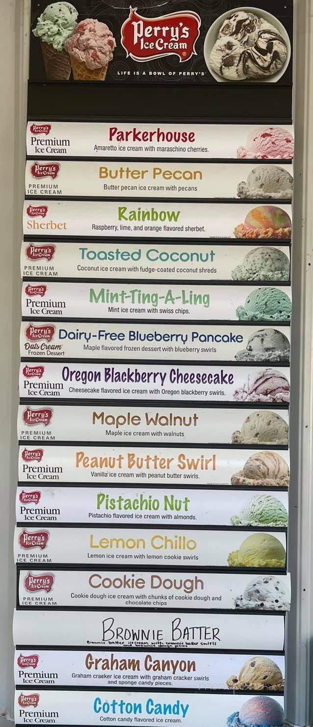 Quinn Aubrey's Creams & Dreams - Duke Center, PA menu_pic